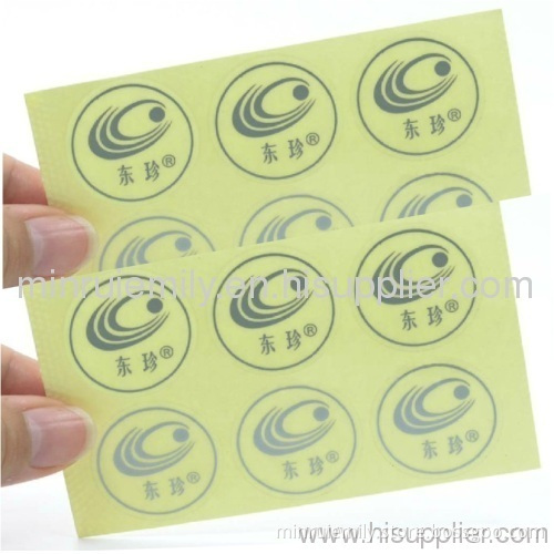 Custom Clear Labels With Silver Color Printing,custom Transparent Stickers